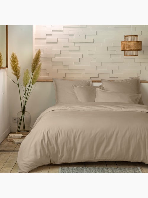 Drap housse 100 % percale de coton mura - Kiabi