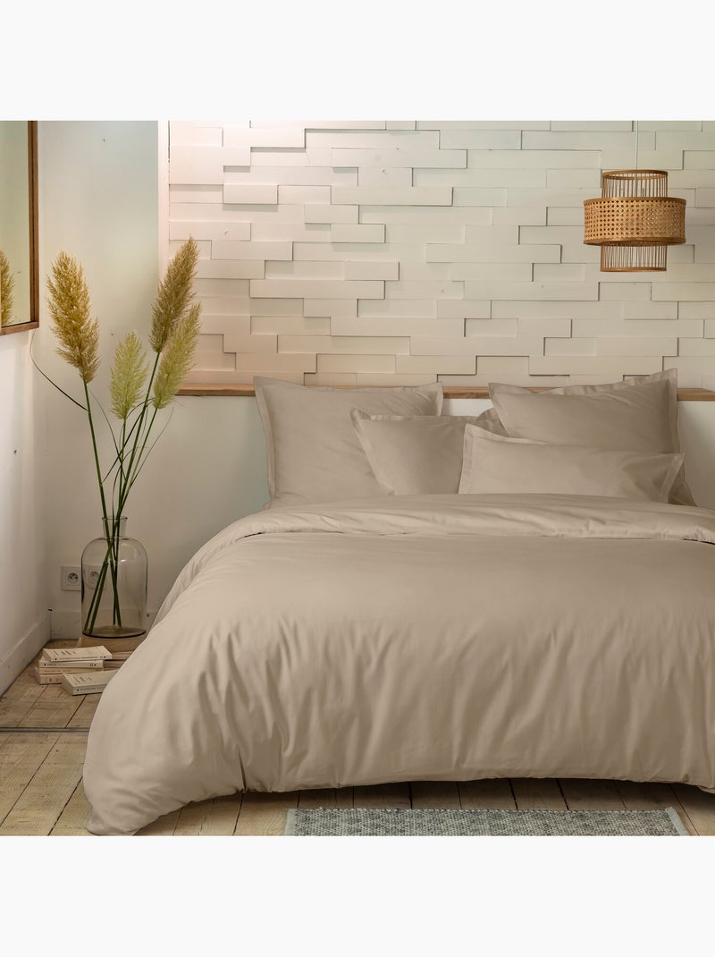 Drap housse 100 % percale de coton mura Lin - Kiabi