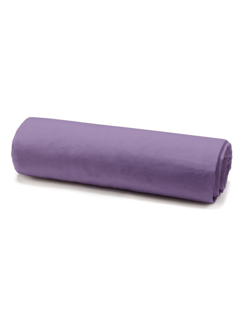 Drap housse 100 % percale de coton mura Rose - Kiabi