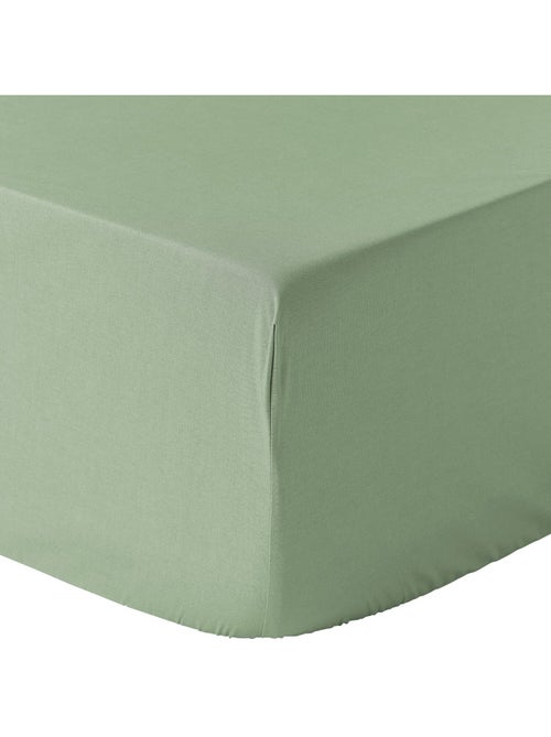 Drap housse 100 % percale de coton mura - Kiabi