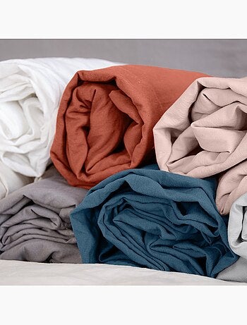 Drap housse 100 % polyester caly