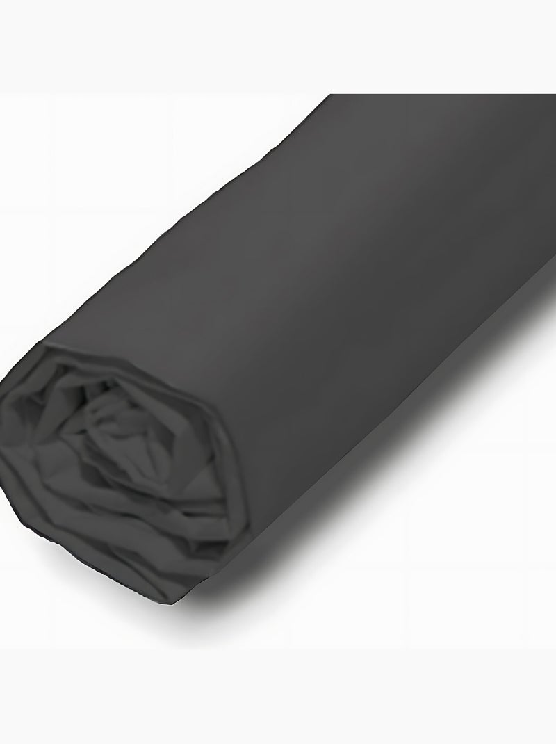 Drap housse 100 % polyester caly Gris - Kiabi