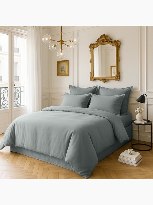 Drap housse 100 % satin de coton désir - Kiabi Drap housse 100 % satin de coton désir - Kiabi