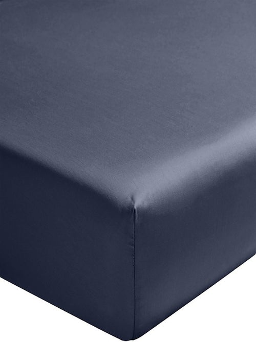 Drap housse 100 % satin de coton sati - Kiabi