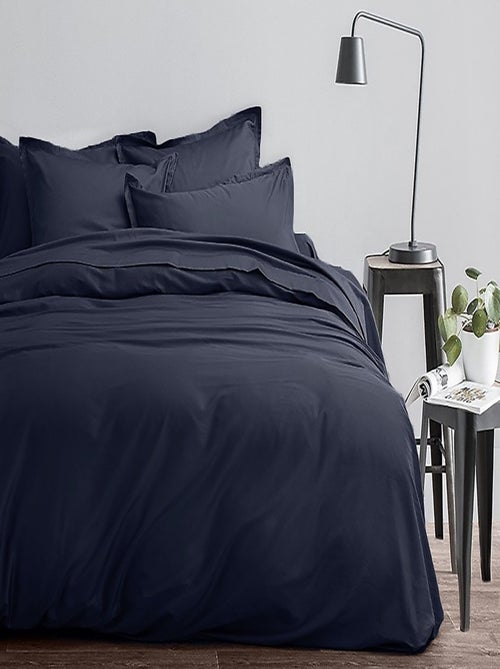 Drap housse 100 % satin de coton sati - Kiabi