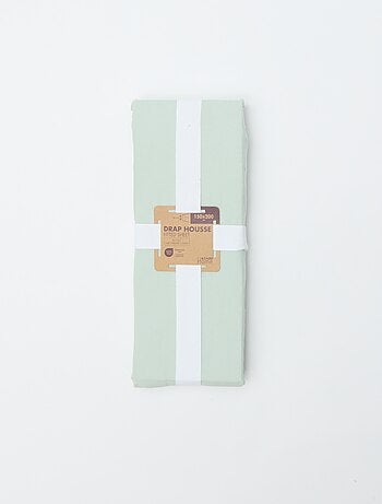 Drap housse (150x200cm) en coton