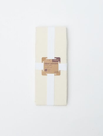 Drap housse (150x200cm) en coton