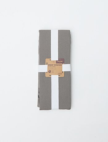 Drap housse (150x200cm) en coton