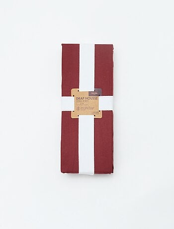 Drap housse (150x200cm) en coton