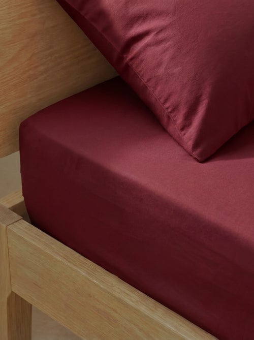 Drap housse (150x200cm) en coton - Kiabi