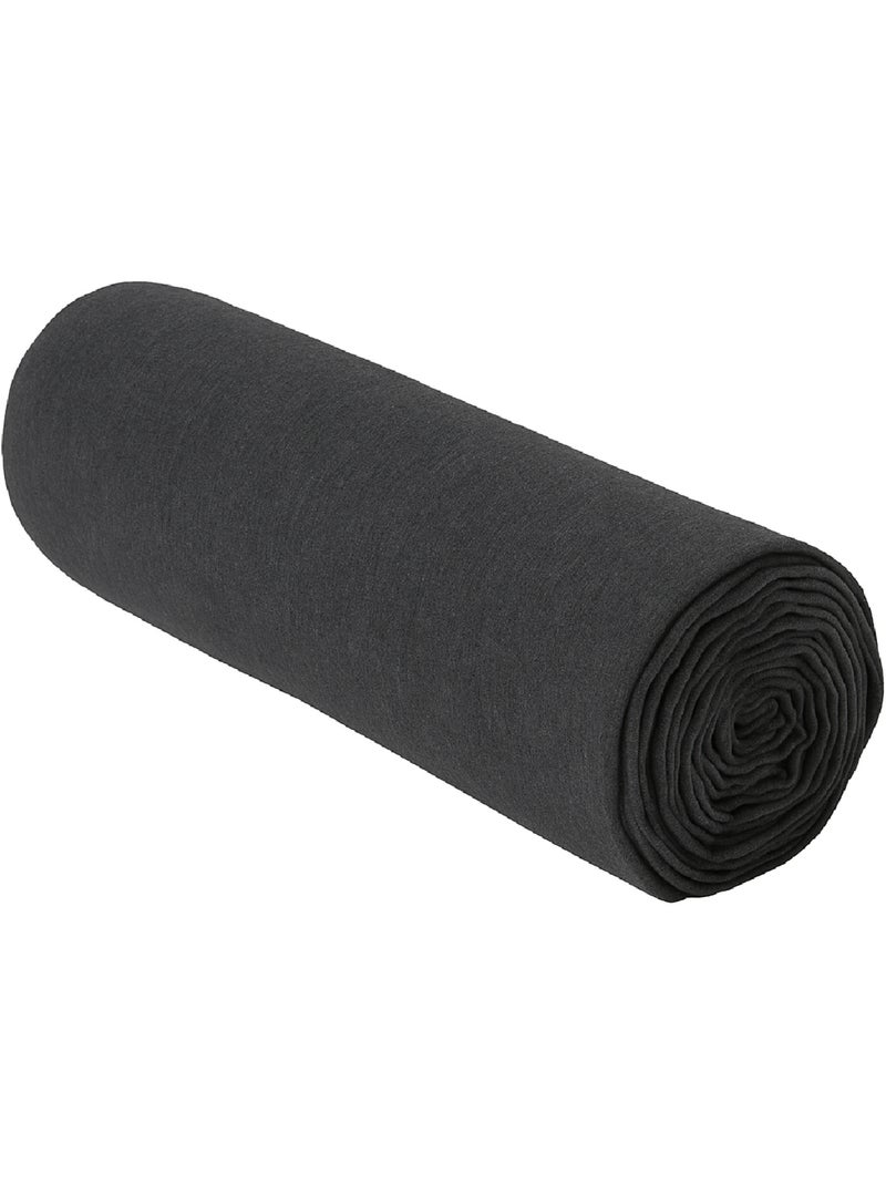Drap Housse 2 en 1 - Alèse Imperméable intégrée - Coloris Carbone - DODO Gris foncé - Kiabi
