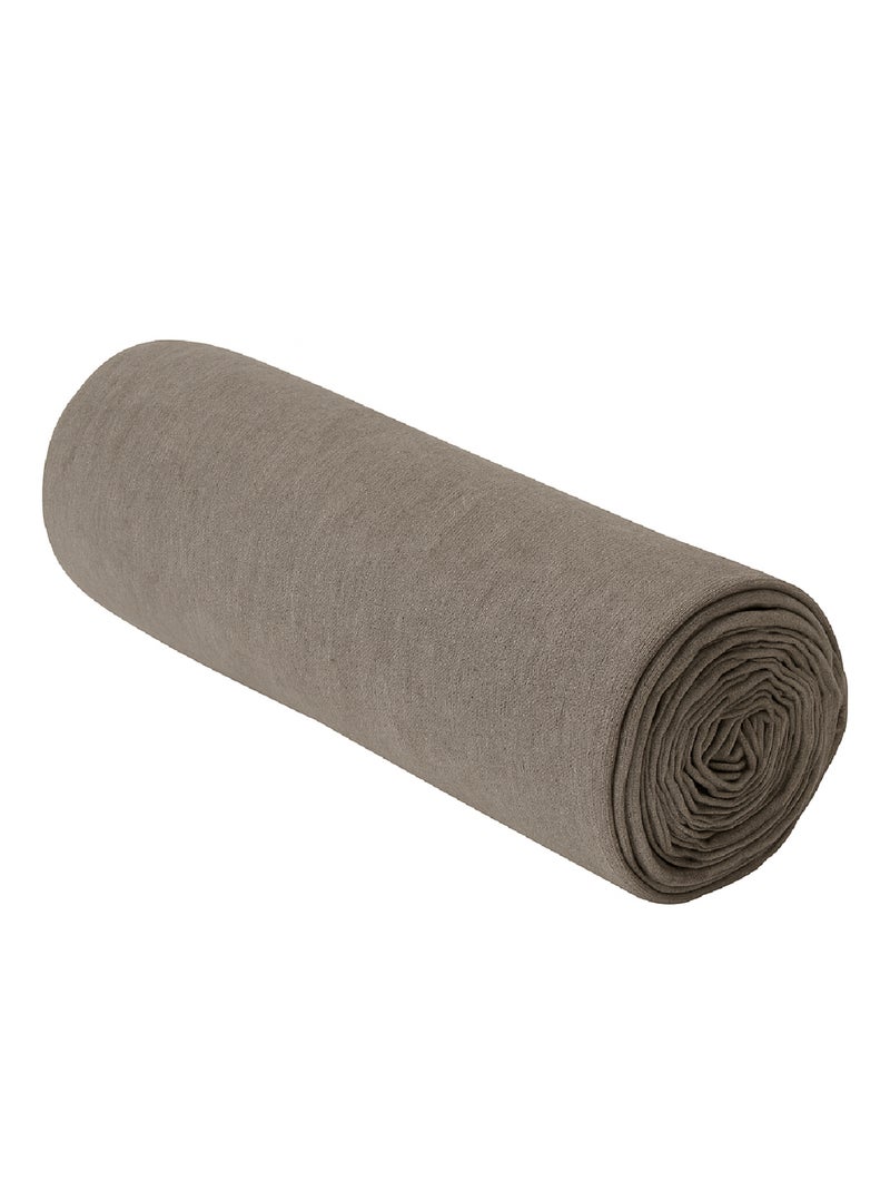 Drap Housse 2 en 1 - Alèse Imperméable intégrée - Coloris Sable - DODO Marron - Kiabi