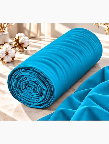Drap housse 2 en 1 imperméable – coton 57 fils – duo protect