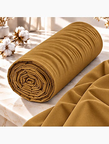 Drap housse 2 en 1 imperméable – coton 57 fils – duo protect