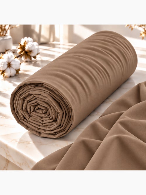 Drap housse 2 en 1 imperméable – coton 57 fils – duo protect - Kiabi