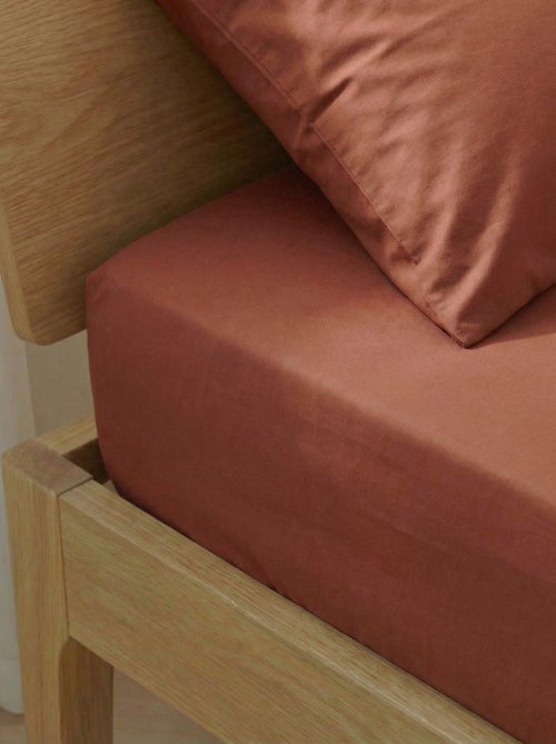 Drap housse 2 personnes (160x200cm) en coton - Kiabi Home - Kiabi