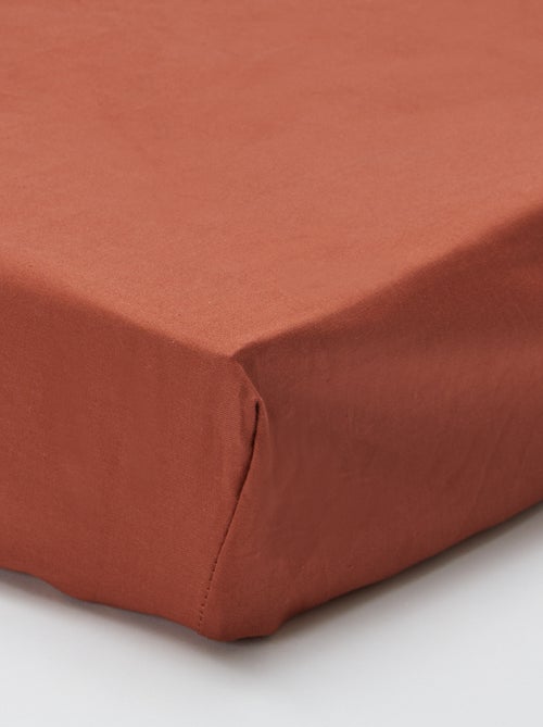 Drap housse 2 personnes (160x200cm) en coton - Kiabi Home - Kiabi