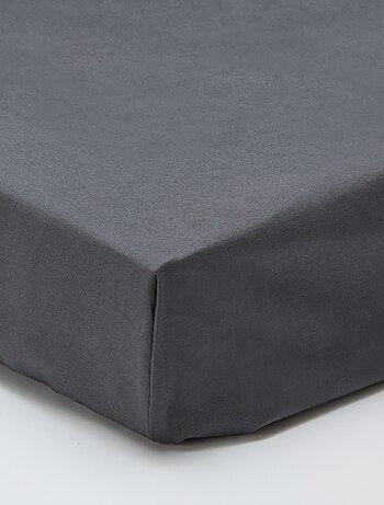 Drap housse 2 personnes (180x200) en coton - Kiabi Home