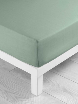 DRAP HOUSSE 2 PERSONNES UNI 57 FILS LINA SAUGE