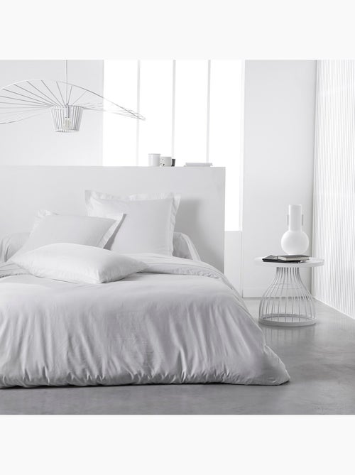 Drap housse 2 personnes uni coton ESSENTIAL - Kiabi