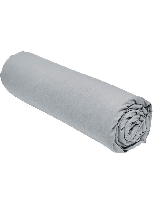 Drap housse 2 personnes uni coton ESSENTIAL - Kiabi