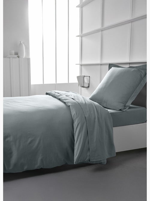 Drap housse 2 personnes uni coton ESSENTIAL - Kiabi