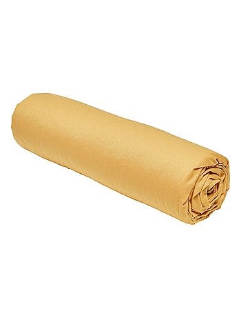 Drap housse 2 personnes uni coton ESSENTIAL