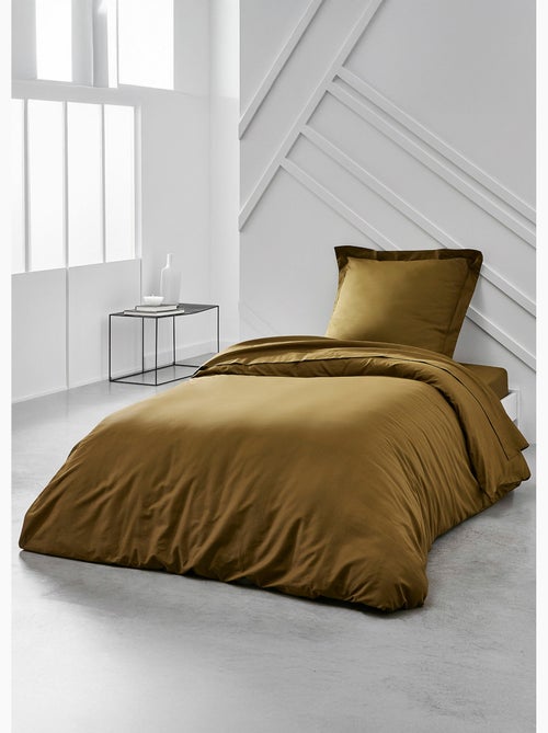 Drap housse 2 personnes uni coton ESSENTIAL - Kiabi