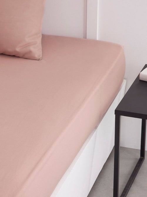 Drap housse 2 personnes uni coton ESSENTIAL - Kiabi