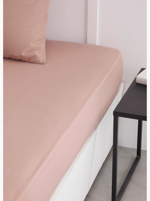 Drap housse 2 personnes uni coton ESSENTIAL - Kiabi