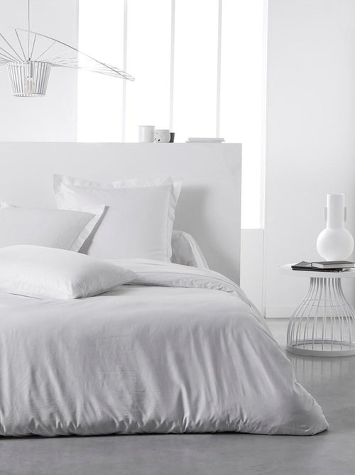Drap housse 2 personnes uni coton grand bonnet ORGANIC - Kiabi