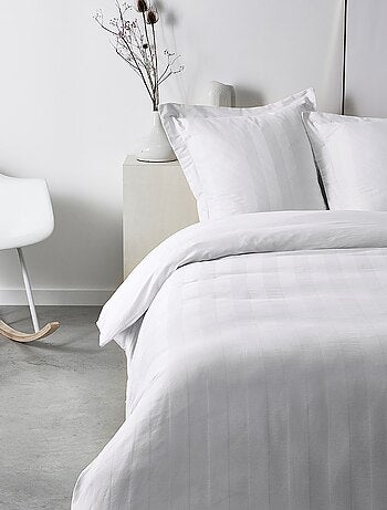 Drap housse 2 personnes uni coton grand bonnet PRESTIGE