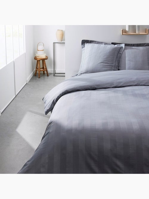 Drap housse 2 personnes uni coton grand bonnet PRESTIGE - Kiabi