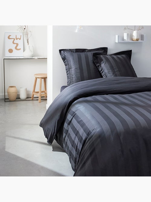 Drap housse 2 personnes uni coton grand bonnet PRESTIGE - Kiabi