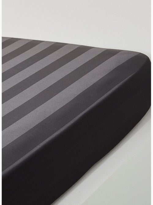 Drap housse 2 personnes uni coton grand bonnet PRESTIGE - Kiabi