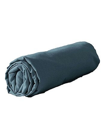 Drap housse 2 places 100% coton lavé bonnet 25 cm