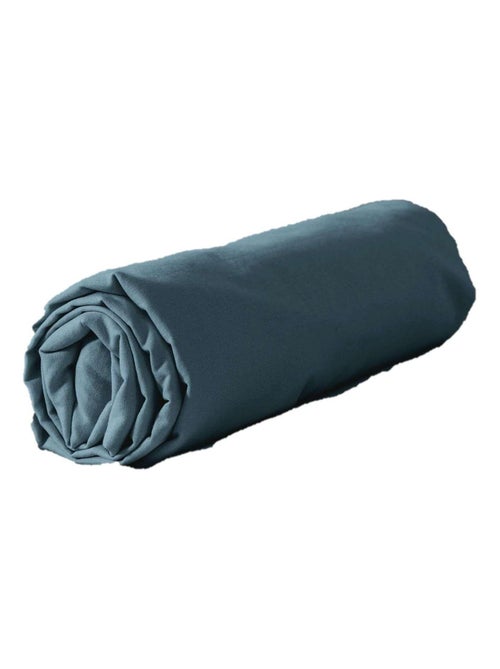Drap housse 2 places 100% coton lavé bonnet 25 cm grande taille - Kiabi