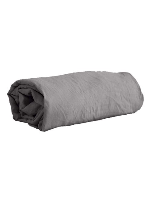 Drap housse 2 places 100% microfibre lavée bonnet 28 cm - Kiabi