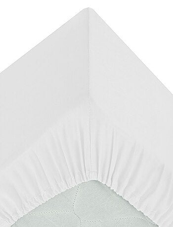 Drap housse 2 places en coton grande dimension CARINA