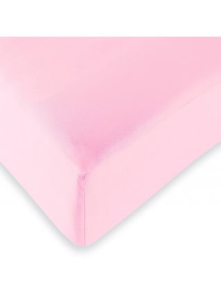 Drap housse 57 fils/cm² toutes dimensions - Rose Pétale - 140 x 190 cm
