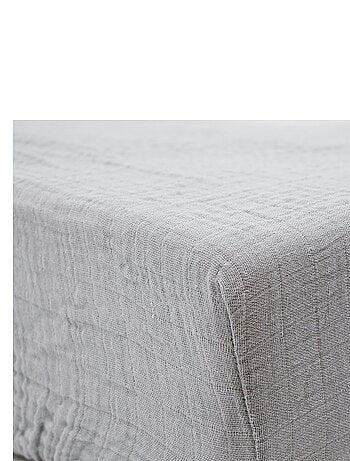 Drap-housse 60x120 cm Naissance en Gaze de Coton Uni - Babycalin