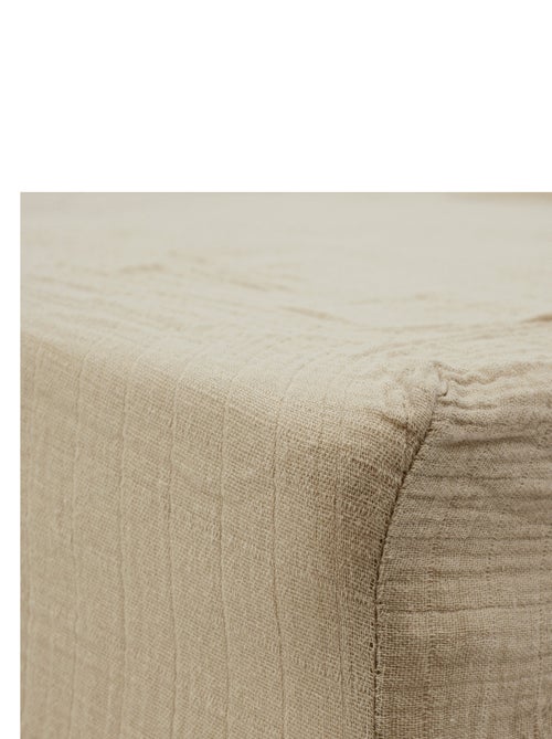 Drap-housse 70x140 cm Naissance en Gaze de Coton Uni - Babycalin - Kiabi