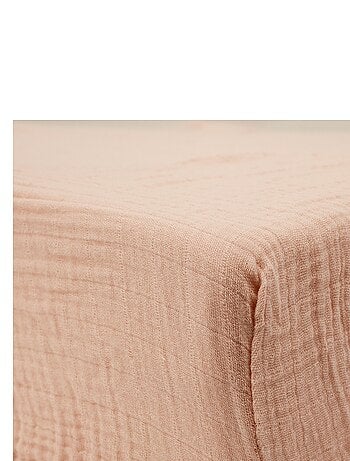 Drap-housse 70x140 cm Naissance en Gaze de Coton Uni - Babycalin