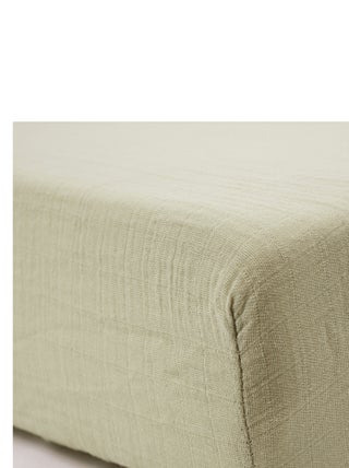 Drap-housse 70x140 cm Naissance en Gaze de Coton Uni