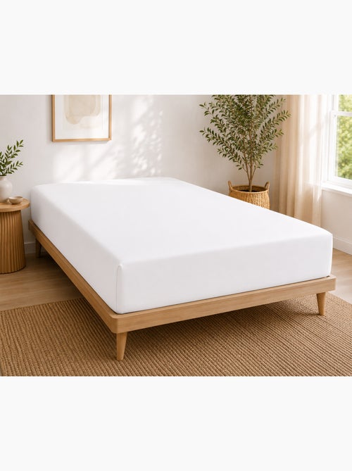 Drap-housse – 80 fils/cm² – Bonnet 35 cm - Kiabi Drap-housse – 80 fils/cm² – Bonnet 35 cm - Kiabi