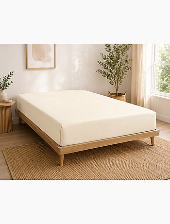 Drap-housse – 80 fils/cm² – Bonnet 35 cm