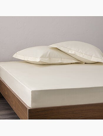 Drap-housse – 80 fils/cm² – Bonnet 35 cm
