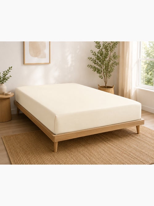 Drap-housse – 80 fils/cm² – Bonnet 35 cm - Kiabi Drap-housse – 80 fils/cm² – Bonnet 35 cm - Kiabi