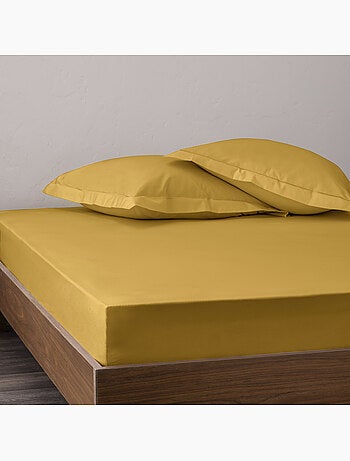 Drap-housse – 80 fils/cm² – Bonnet 35 cm