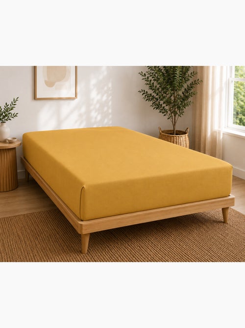 Drap-housse – 80 fils/cm² – Bonnet 35 cm - Kiabi Drap-housse – 80 fils/cm² – Bonnet 35 cm - Kiabi